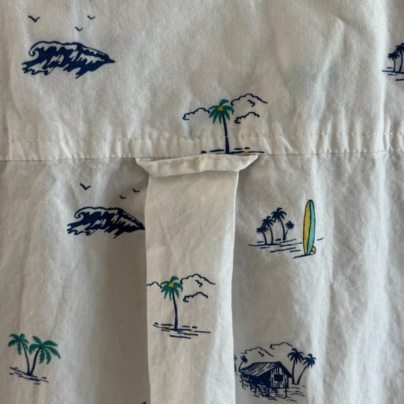 Chaps Men’s Short Sleeve Summer Shirt, Nautical Print, Size L - Picture 6 of 8